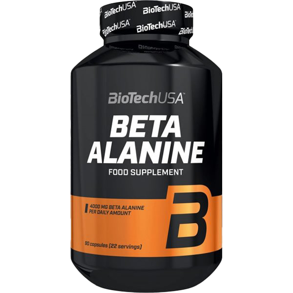 BioTechUSA Beta Alanine Supplement - 90 Capsules for Muscle Endurance & Performance - Pre-Workout & Post-Workout Recovery for Athletes & Fitness Enthusiasts