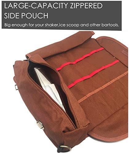Premium 12-Piece Bartender Kit Set with Fully Padded Carrying Bag - Professional Bar Tools for Cocktail Making, Home Bars & Mobile Bartending (CBBK0001) - Perfect for Parties, Weddings & Mixology Classes