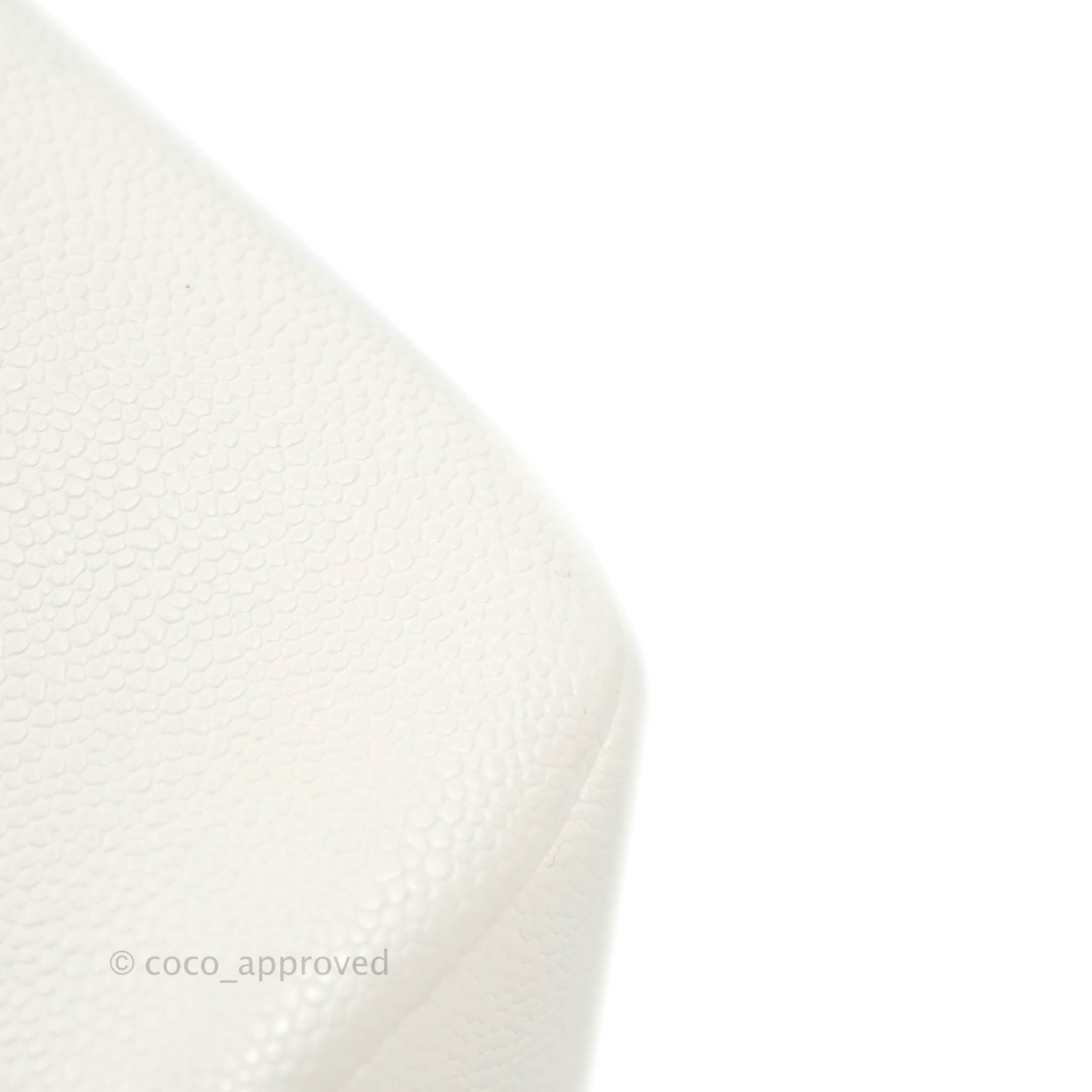 Chanel Business Affinity Drawstring Bucket Bag in White Caviar Leather with Gold Hardware - Perfect for Work, Travel & Everyday Luxury