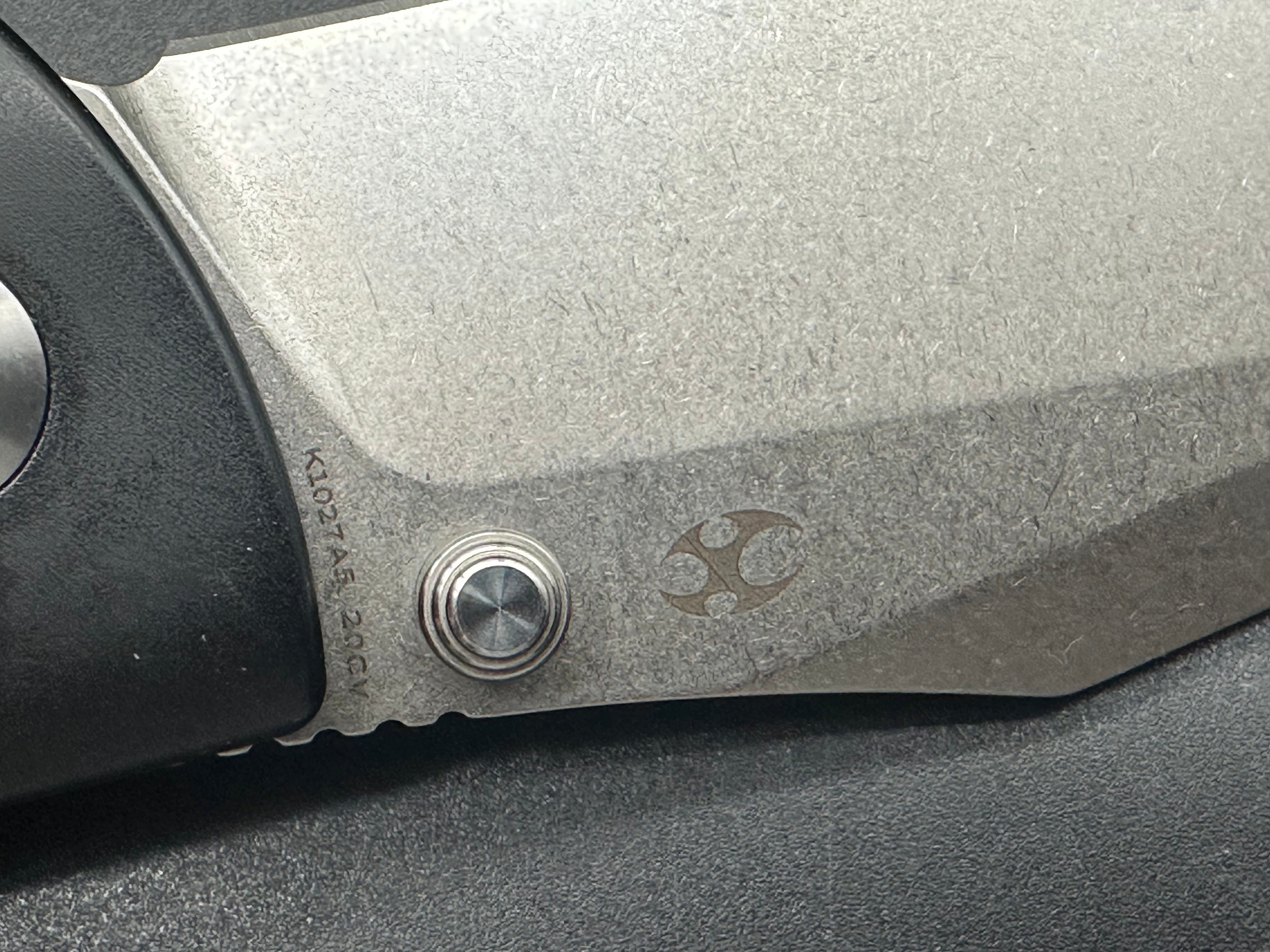KANSEPT SHIKARI Folding Knife - Black Titanium & Timascus Handle, 20CV Steel Plain Edge (Model K1027A5) | EDC, Outdoor Survival, Camping & Everyday Carry