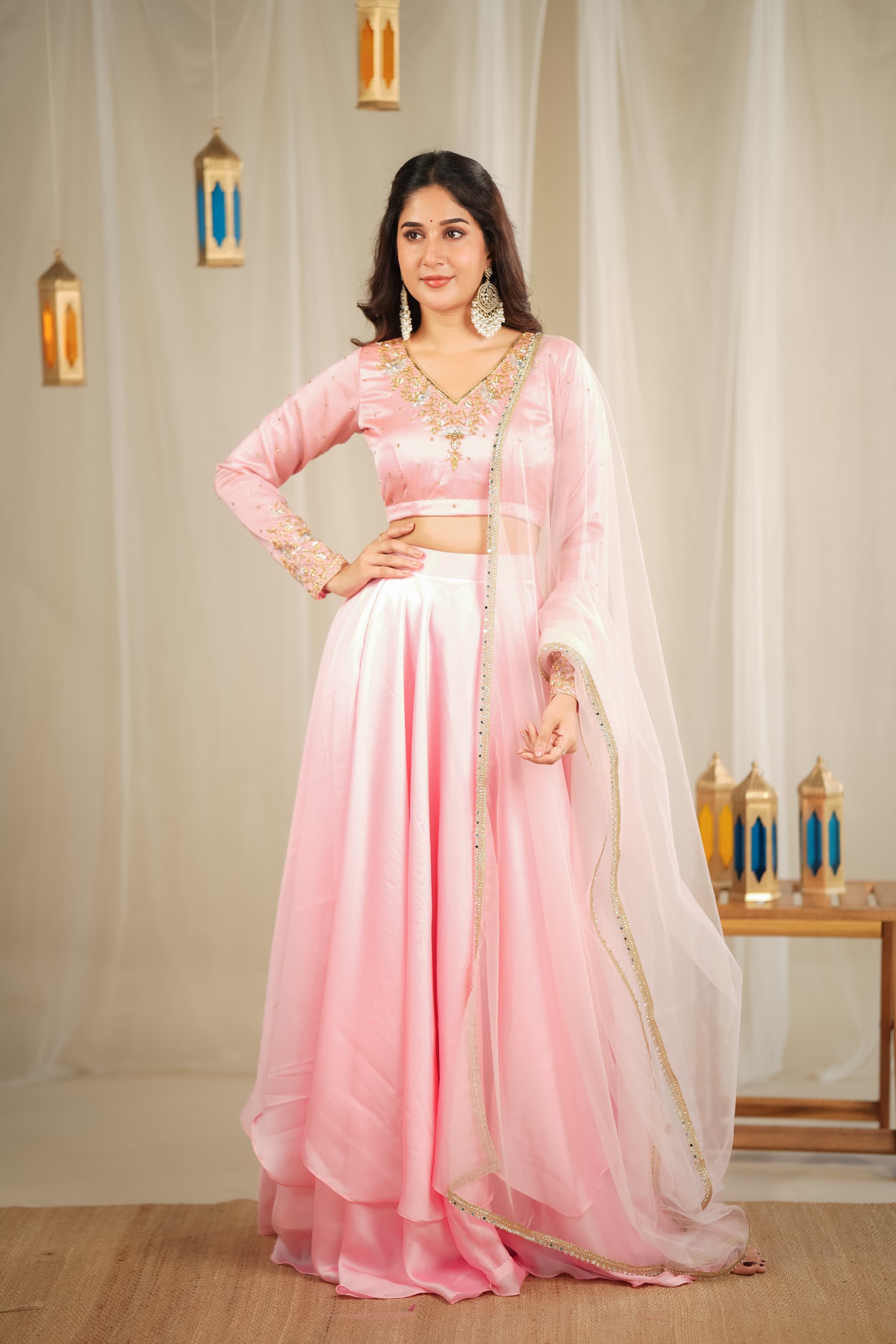 Aaradhya Premium Designer Lehenga Choli for Women | Indian Traditional Bridal Wedding Dress | Perfect for Festivals, Parties & Special Occasions