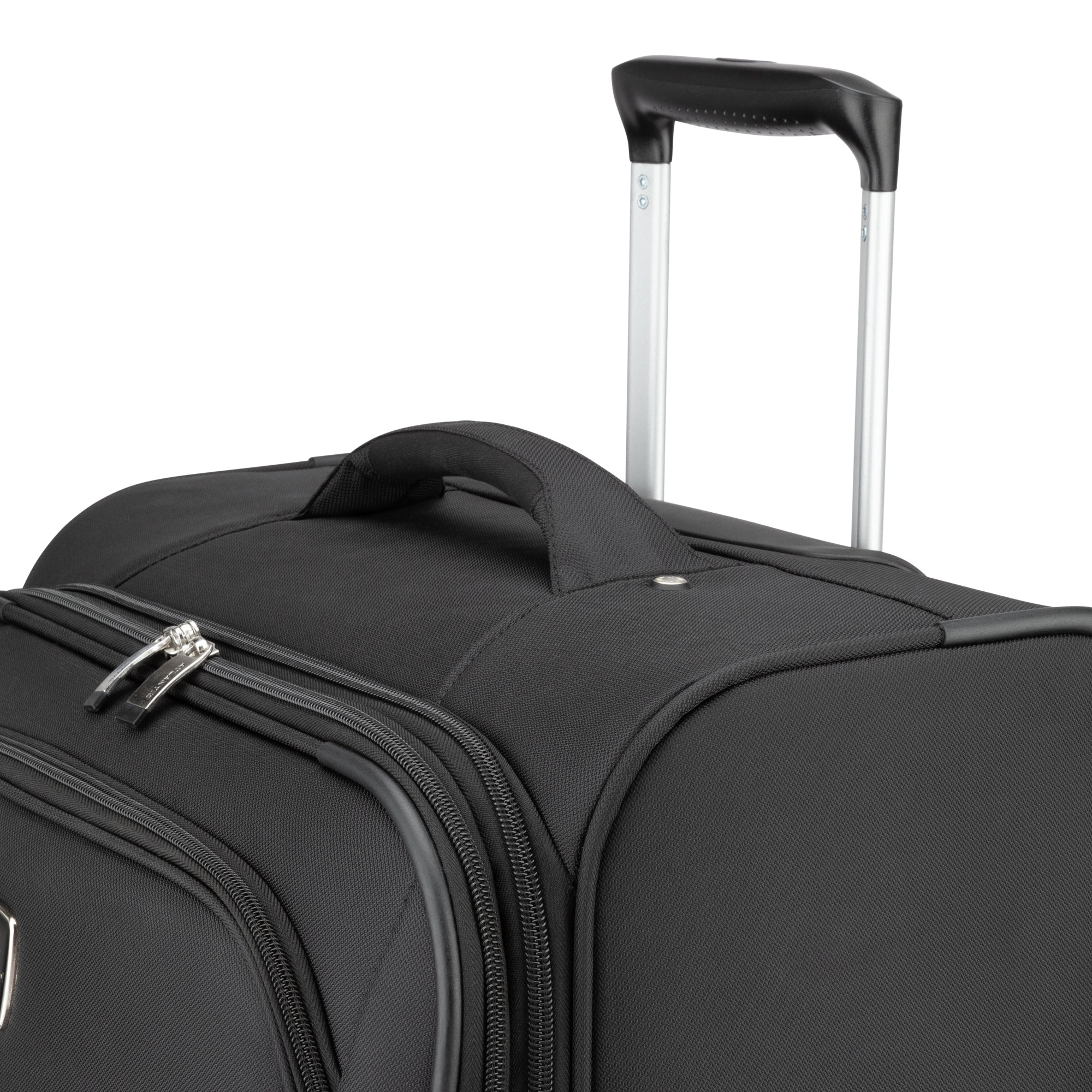 Atlantic Artisan III Spinner 3-Piece Luggage Set - Lightweight Expandable Suitcase with 360° Wheels for Travel, Business & Vacation (Black) - Perfect for Airplane Carry-On & Checked Bags