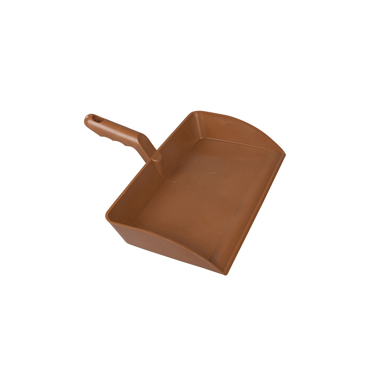FBK 12 Open Dustpan - Heavy Duty Plastic Broom Dust Pan with Long Handle for Easy Sweeping - Ideal for Home, Kitchen, Garage & Office Cleaning