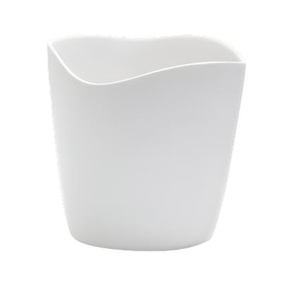 Steelite Delfin 1.5 Quart Small Dressing Crock - White Ceramic Sauce Bowl with Lid (6-Pack) - Perfect for Restaurants, Catering & Home Kitchen Use