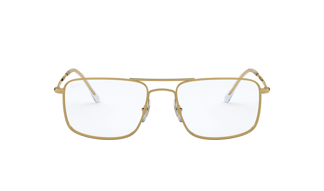 RayBan 0Rx6434 Sunglasses - Polarized Aviator Style for Men & Women - UV Protection, Classic Metal Frame - Perfect for Driving, Travel & Outdoor Activities