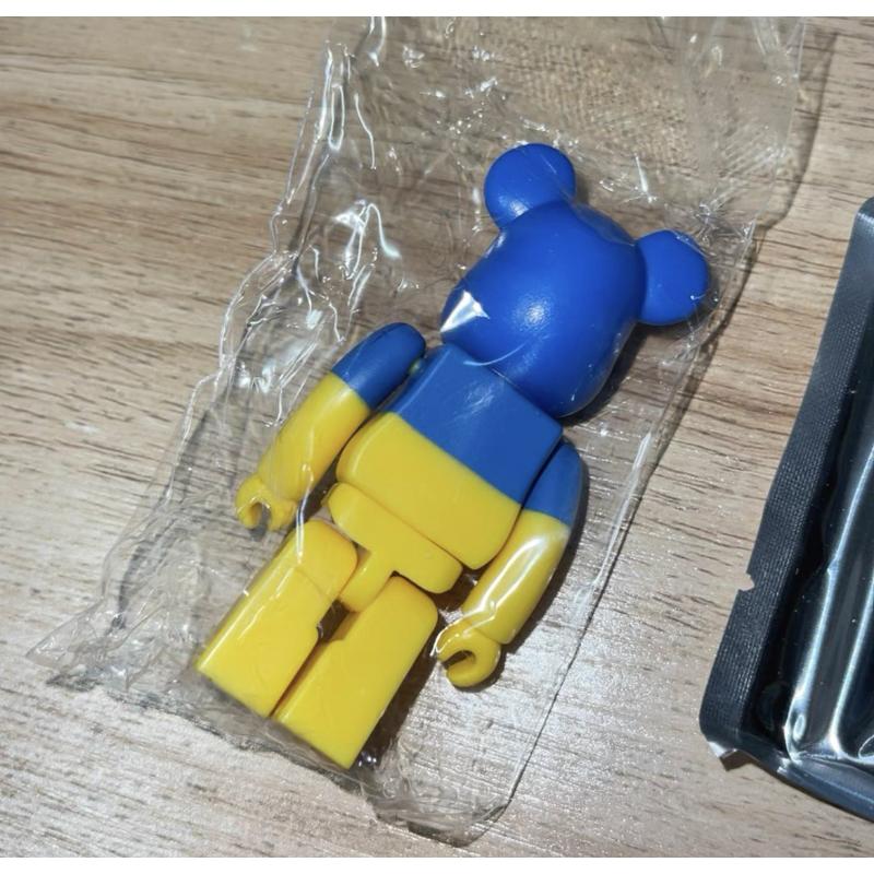 Bearbrick Series 46 Ukraine Flag 100% Collectible Vinyl Art Toy - Limited Edition Designer Figure for Home Decor, Office Display & Pop Culture Enthusiasts