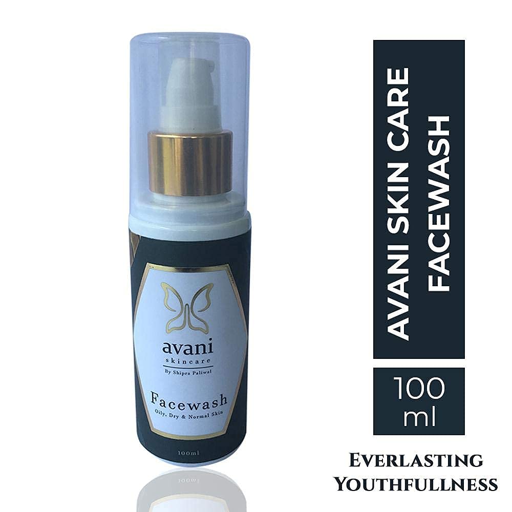 Avani Skincare Aloe Vera Face Wash for Acne & Pimple Control - Moisturizing Cleanser with Neem Oil | Paraben & Sulfate Free | 100ml | Gentle Daily Face Wash for Oily & Sensitive Skin | Perfect for Morning & Night Skincare Routine