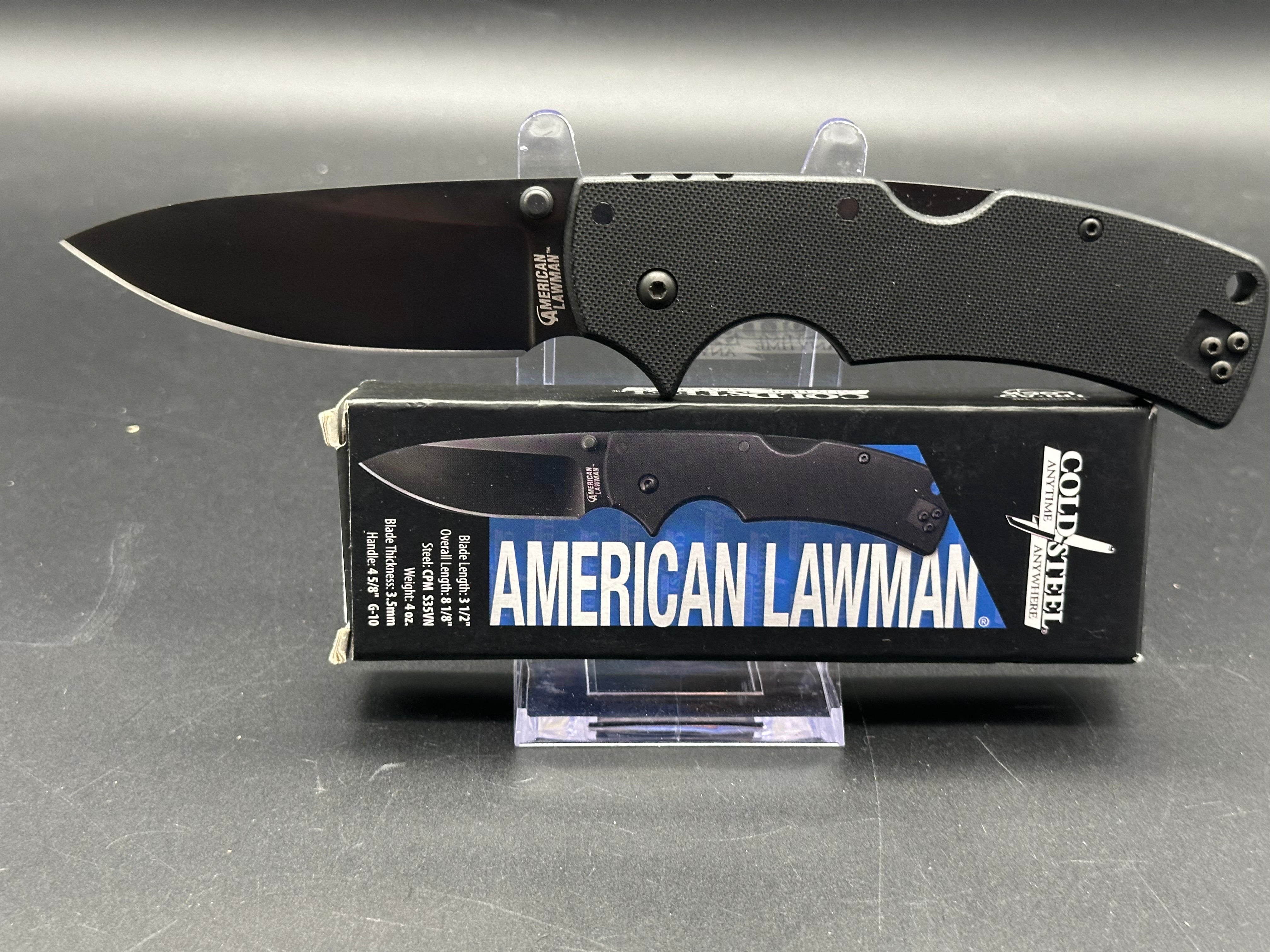 Cold Steel American Lawman Knife - 3.5