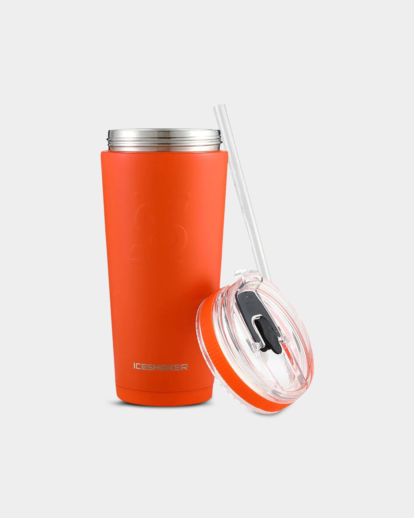 Insulated Ice Shaker Flex Bottle - Leakproof Stainless Steel Protein Shaker Cup for Gym, Workout & Travel - Keeps Drinks Cold for 24 Hours