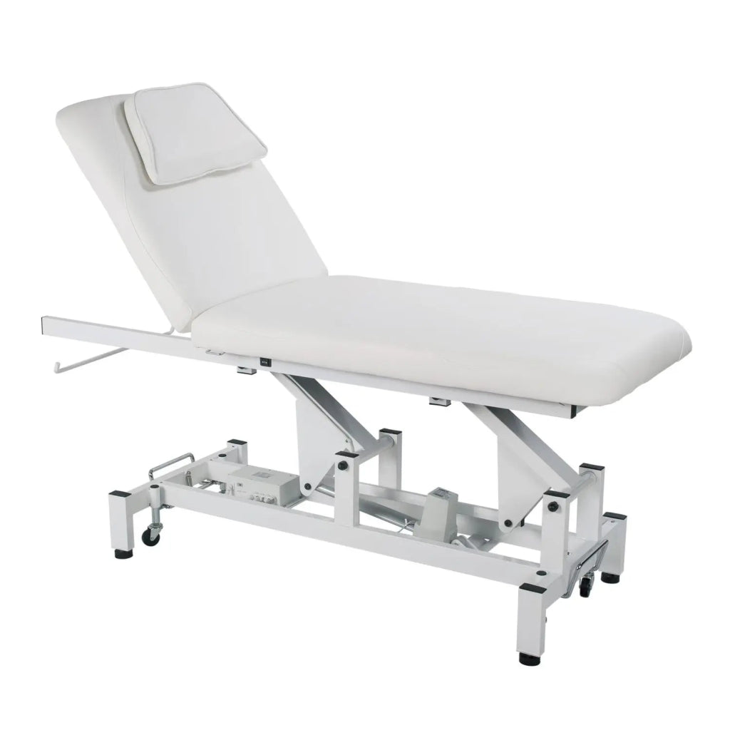 Silverfox® 2 Motor Electric Massage Table - Adjustable Height Power Lift Physical Therapy Bed for Back Pain Relief, RMT & Chiropractic Treatment (Model 2212A) - Perfect for Clinics, Spas & Home Use