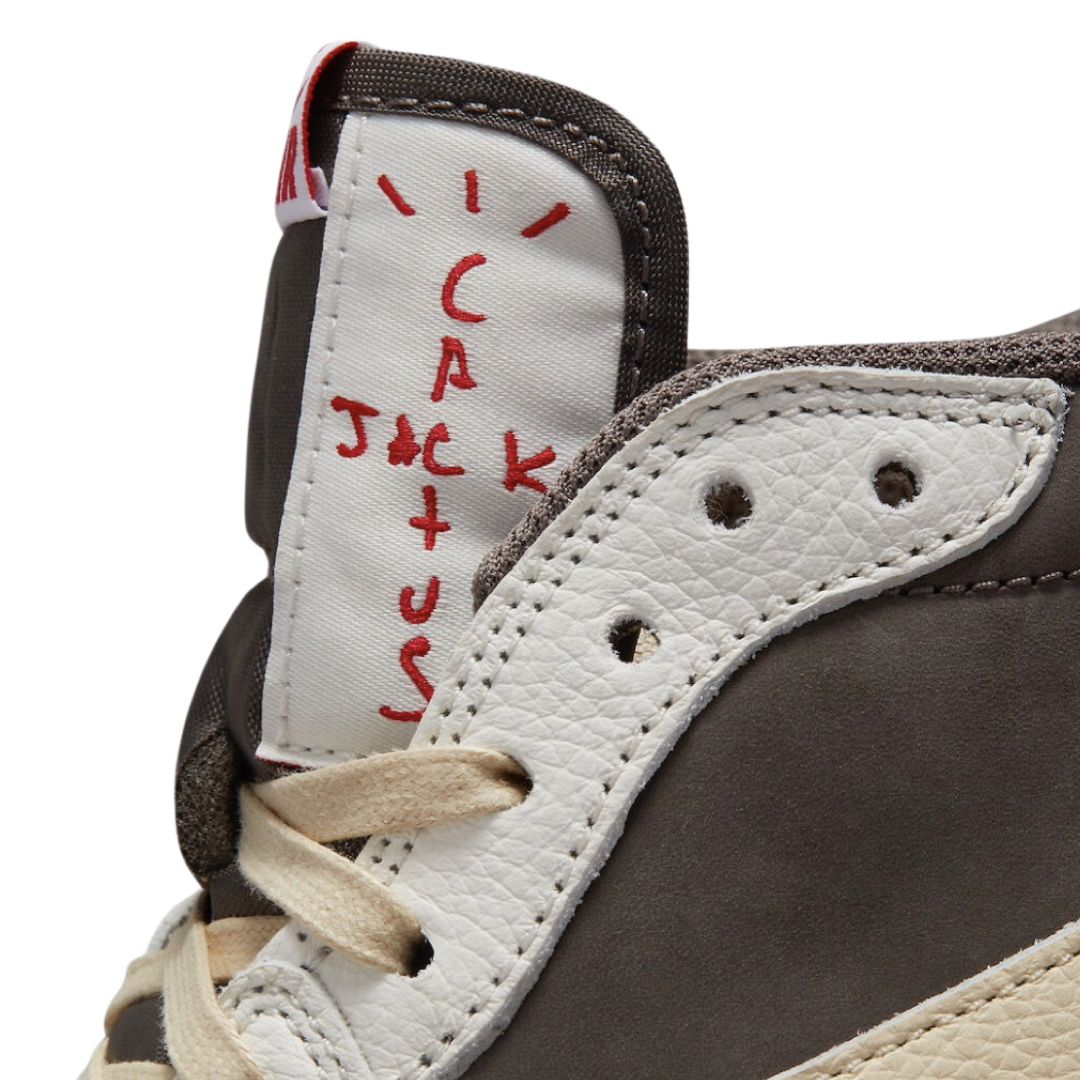 Air Jordan 1 x Travis Scott Retro Low OG SP Reverse Mocha Sneakers - Limited Edition Collaboration Shoes for Men - Perfect for Streetwear, Sneaker Collecting & Casual Fashion
