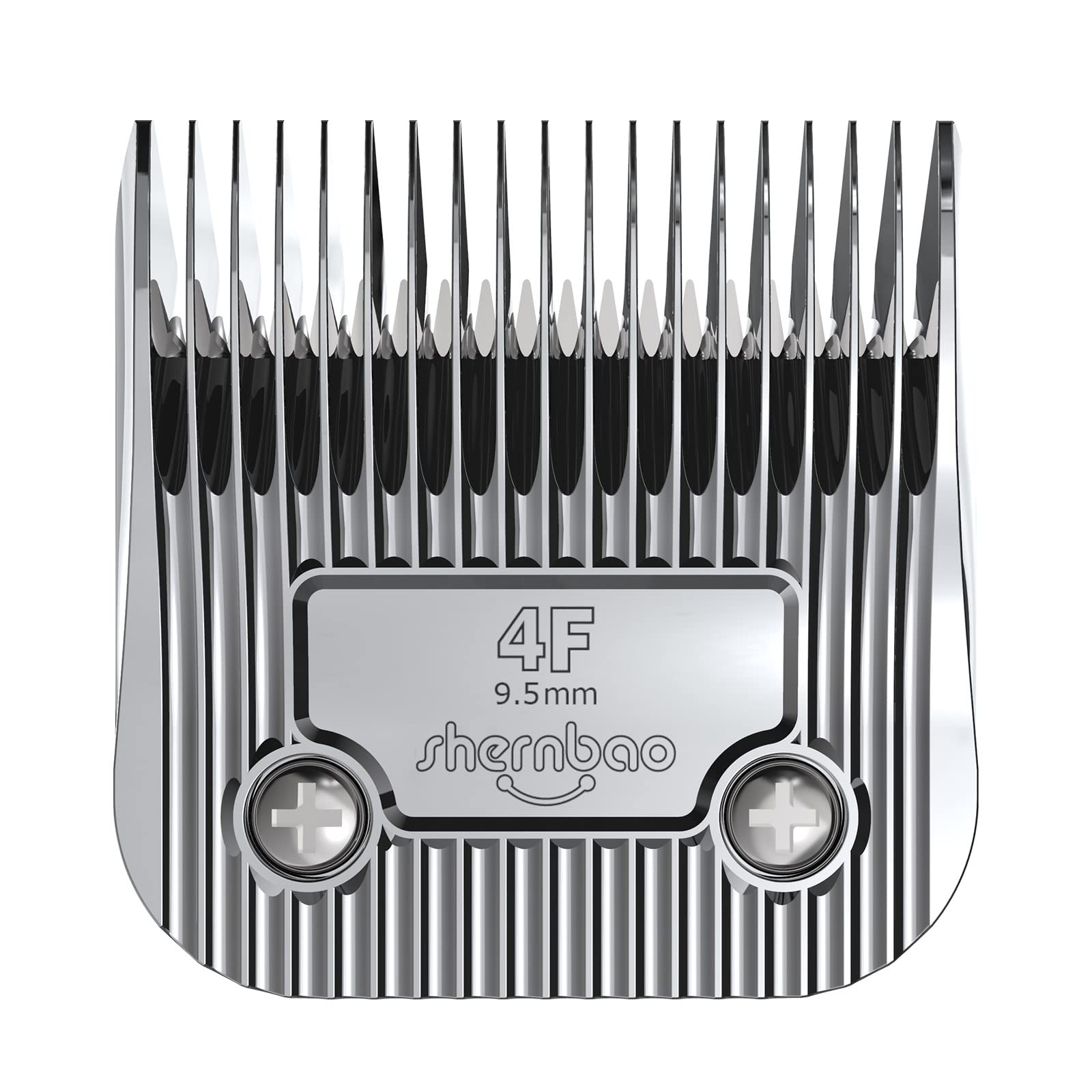 Premium Titanium Coated Ceramic Pet Clipper Blades - Shernbao A5 Style Detachable Blades for Andis, Oster, Wahl A5 Clippers - Stainless Steel Grooming Blades for Professional & Home Pet Grooming - Perfect for Dogs, Cats & Small Animals