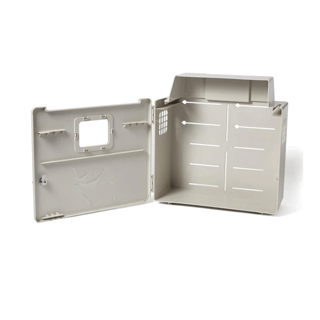 5QT Locking Wall Cabinet for Sharps Container - Secure Medical Waste Storage for Clinics, Hospitals & Home Use