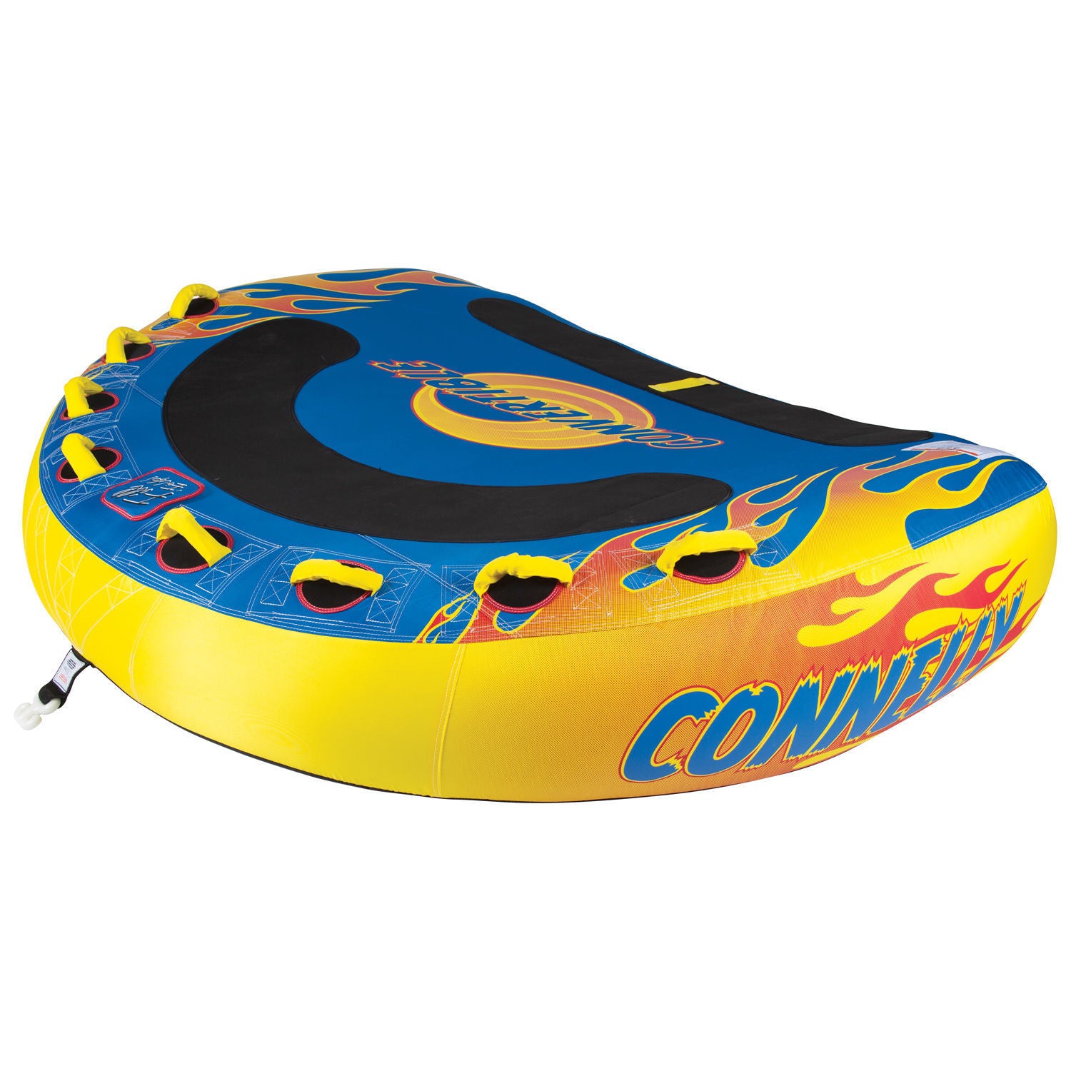 Connelly 4 Rider Convertible Towable Tube - Inflatable Water Tube for Boating, Lakes & Beach Fun - Perfect for Family & Friends Outings