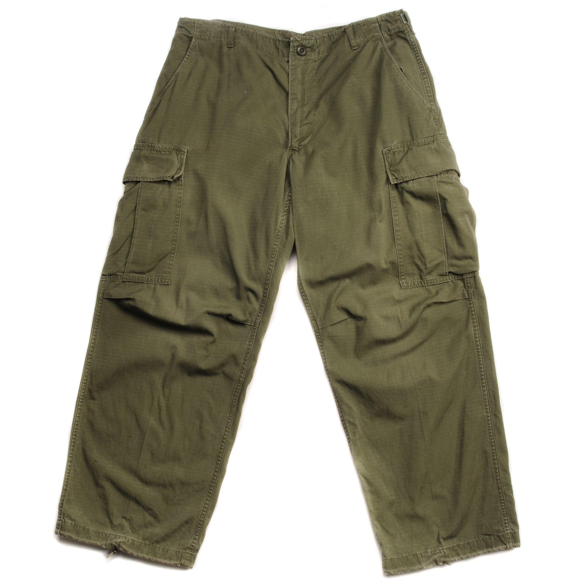 Vintage US Army 6th Pattern Tropical Combat Pants - Medium Short Size - Authentic Vietnam War Military Trousers for Reenactment & Outdoor Adventures
