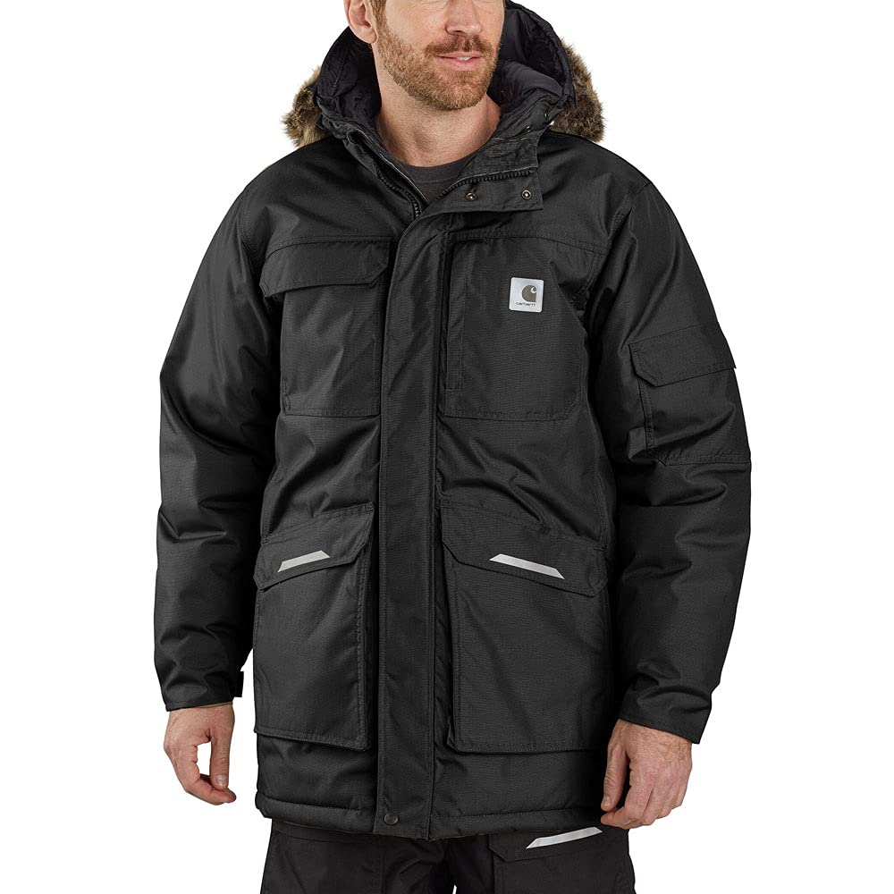 Carhartt Men's Big & Tall Yukon Extremes Loose Fit Insulated Parka Jacket - Heavy Duty Winter Coat for Extreme Cold Weather - Ideal for Construction Work, Outdoor Activities & Snow Sports