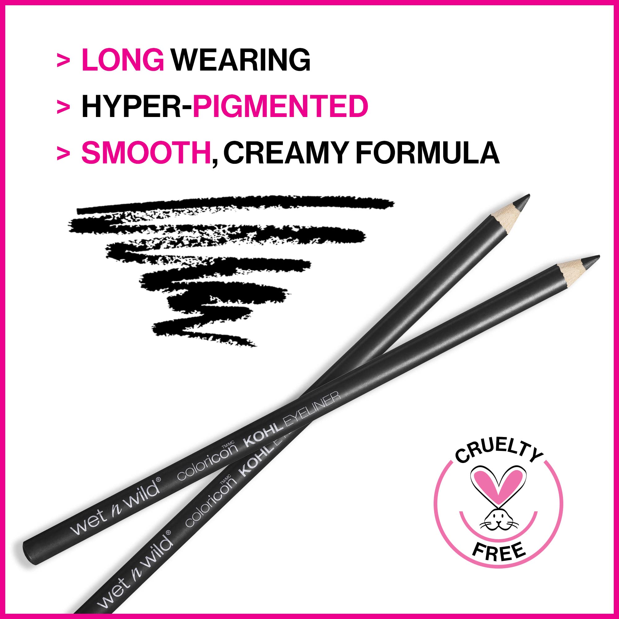 NYX Jumbo Eye Pencil & Wet n Wild Kohl Eyeliner Set - Creamy Eyeshadow Stick & Rich Black Eyeliner for Smoky Eyes & Everyday Makeup | Perfect for Professional Makeup Artists & Beginners