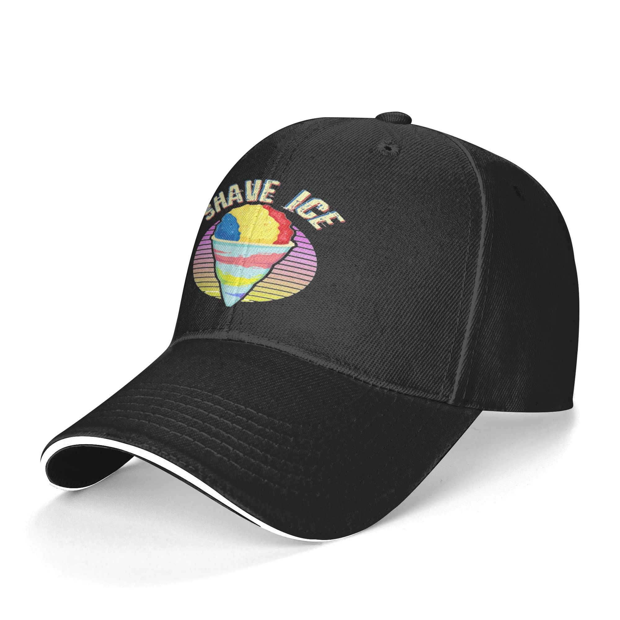 Gimme Shave Ice Sandwich Hats - Adjustable Baseball Caps for Men & Women - Classic Dad Sports Hat - Fashionable & Washable - Perfect for Beach, BBQ, and Outdoor Activities