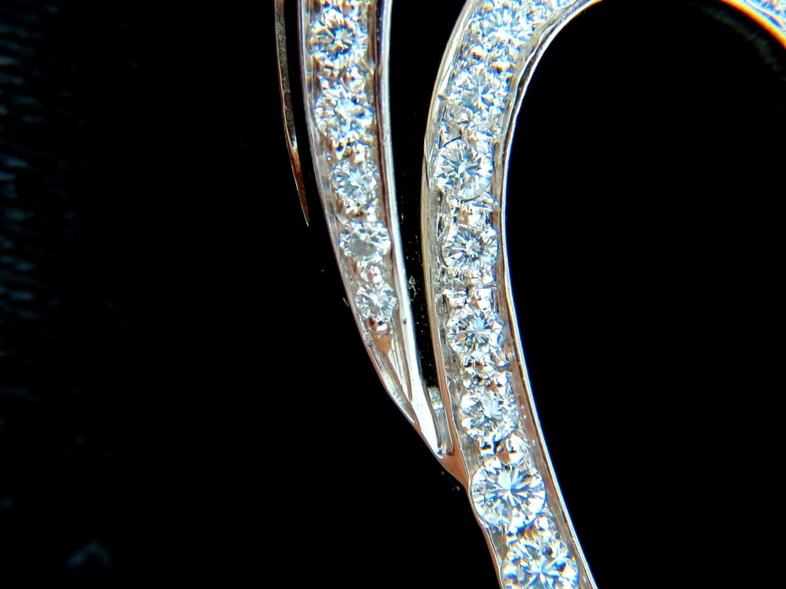 3.00 Carat Round Diamond Modern Swirl Heart Pendant with 14K Gold Chain - G/VS Quality, Rare & Elegant Jewelry for Anniversary, Valentine's Day & Special Occasion Gifts