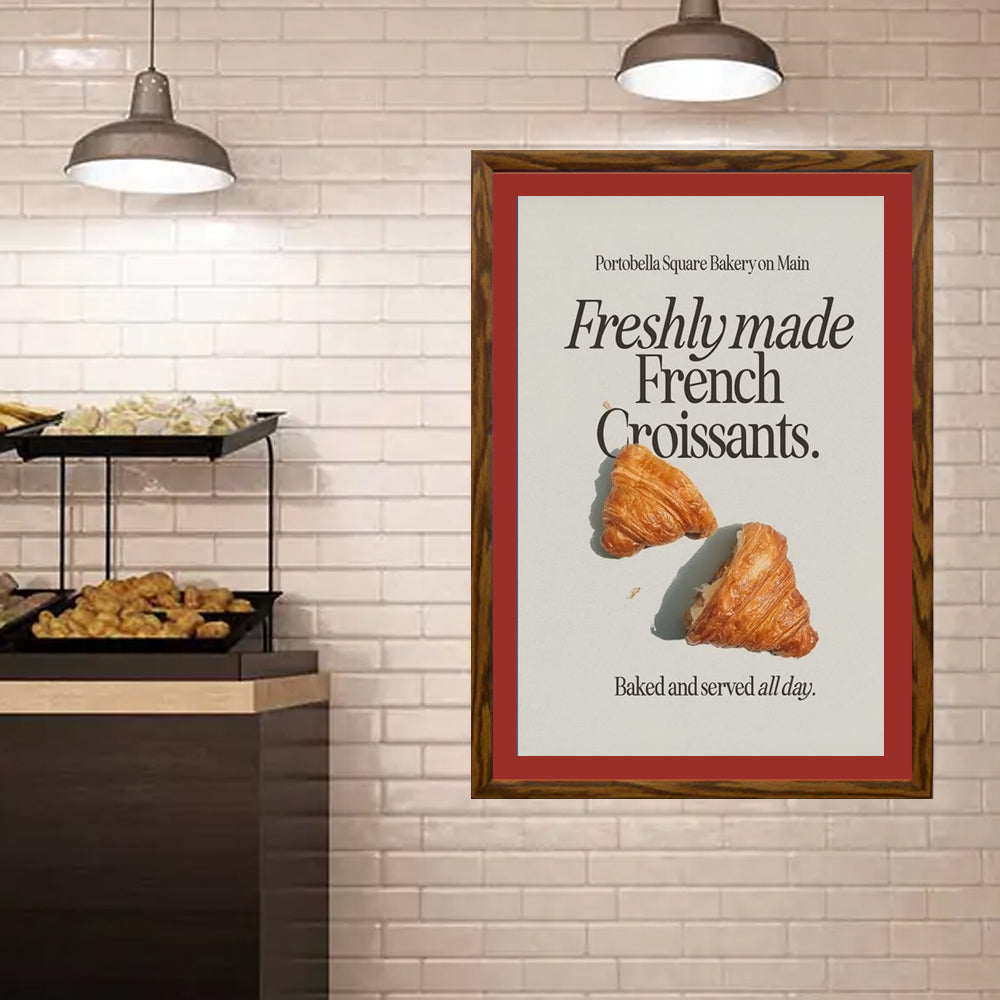 30x40 Designer Wood Snap Frames for Posters - 2 Wide Matboard Included - Perfect for Home Decor, Art Galleries & Office Displays