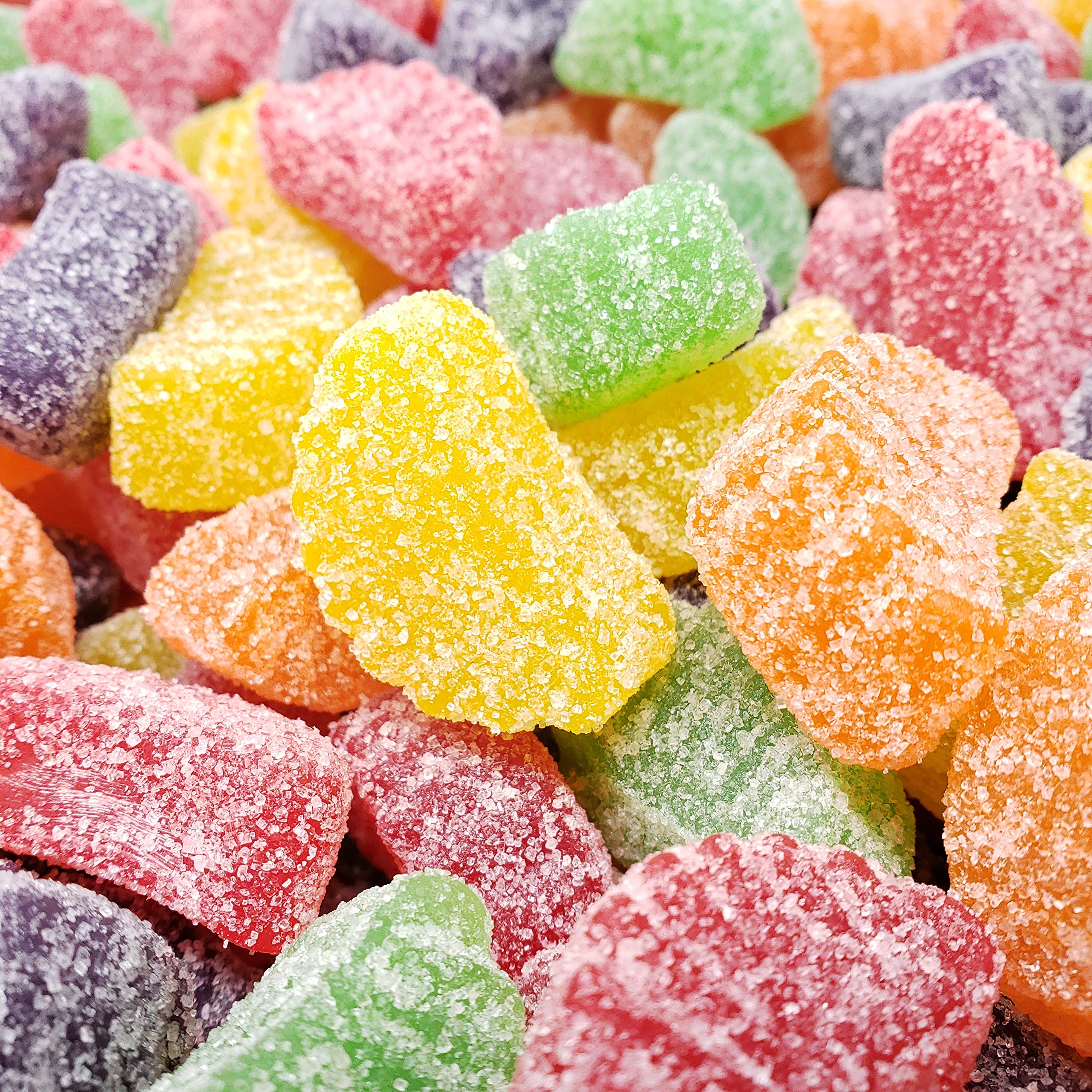 Assorted Fruit Slices Candy - 1 Pound Bulk Candy for Parties, Gifts & Dessert Toppings | Sweet & Tangy Fruit Flavored Candy for Baking, Snacking & Candy Buffets