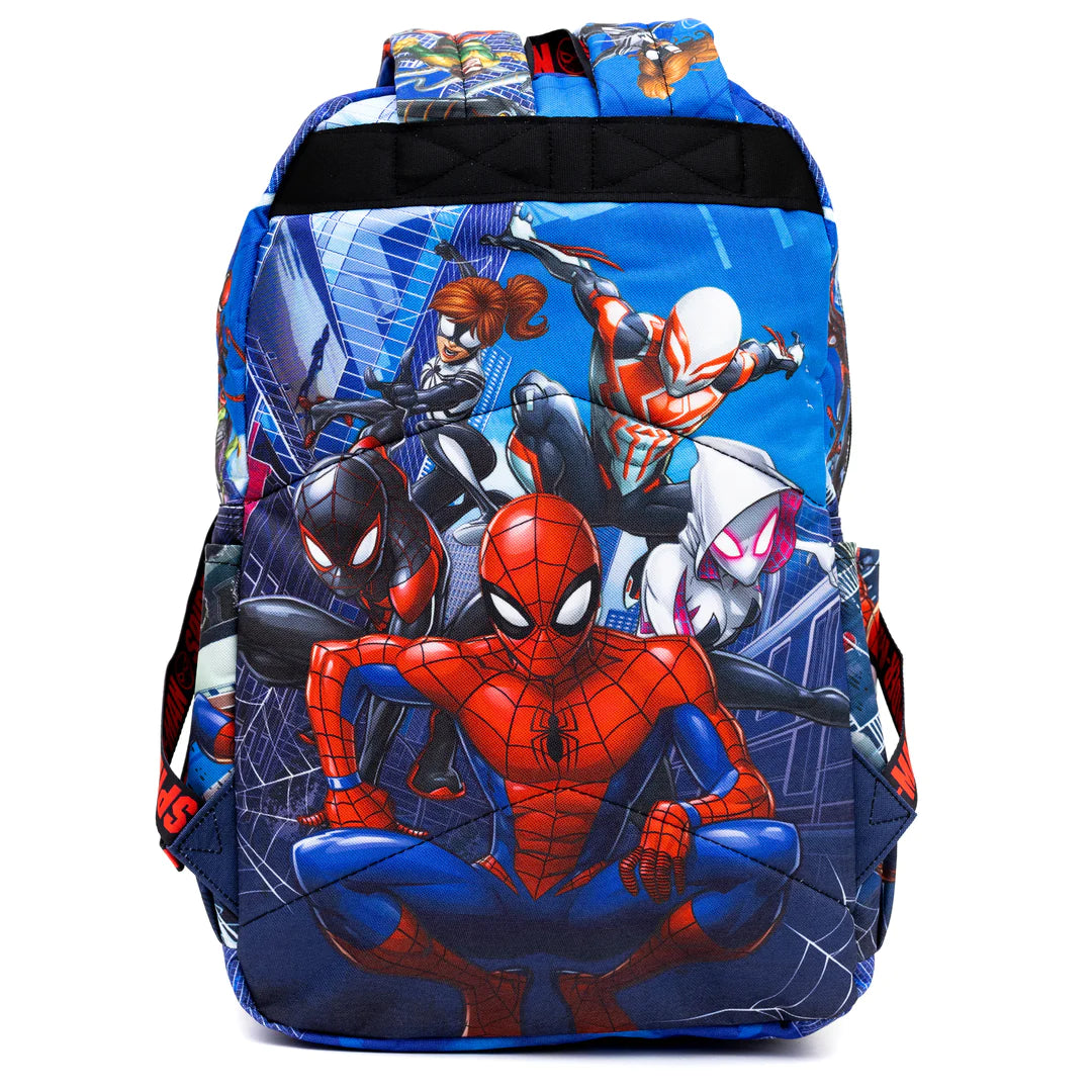 Spider-Man 17 Inch Superhero Backpack for School, Travel & Cosplay | Lightweight Durable Kids & Adults Bookbag