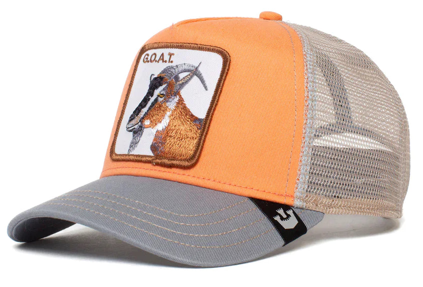 Goorin Bros 'Goat' Coral Trucker Baseball Cap - Vintage Style Adjustable Snapback Hat for Men & Women - Perfect for Outdoor Activities, Music Festivals & Casual Wear
