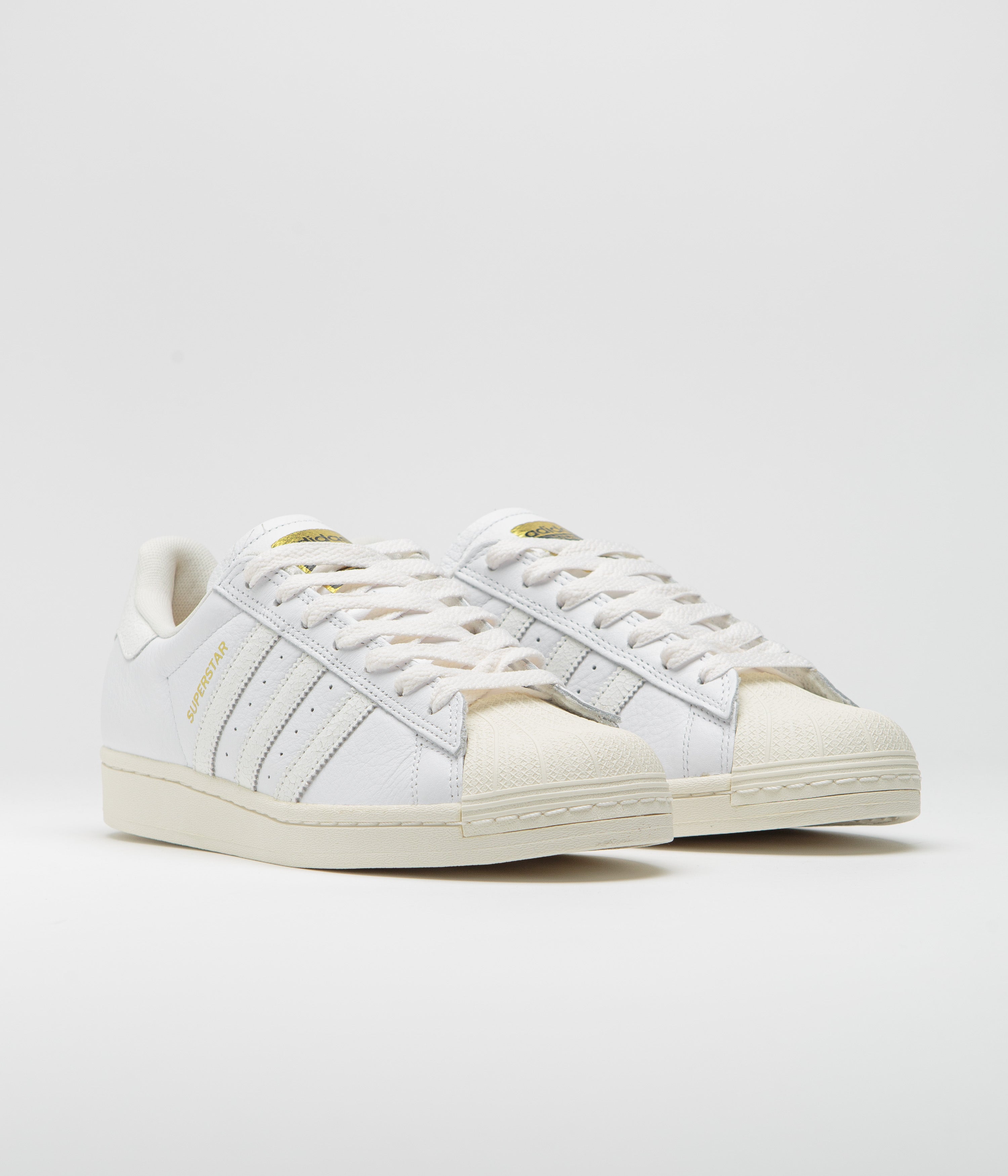Adidas Superstar ADV Shoes for Men & Women - Cloud White/Chalk White Classic Sneakers | Casual Wear, Street Style, Everyday Comfort