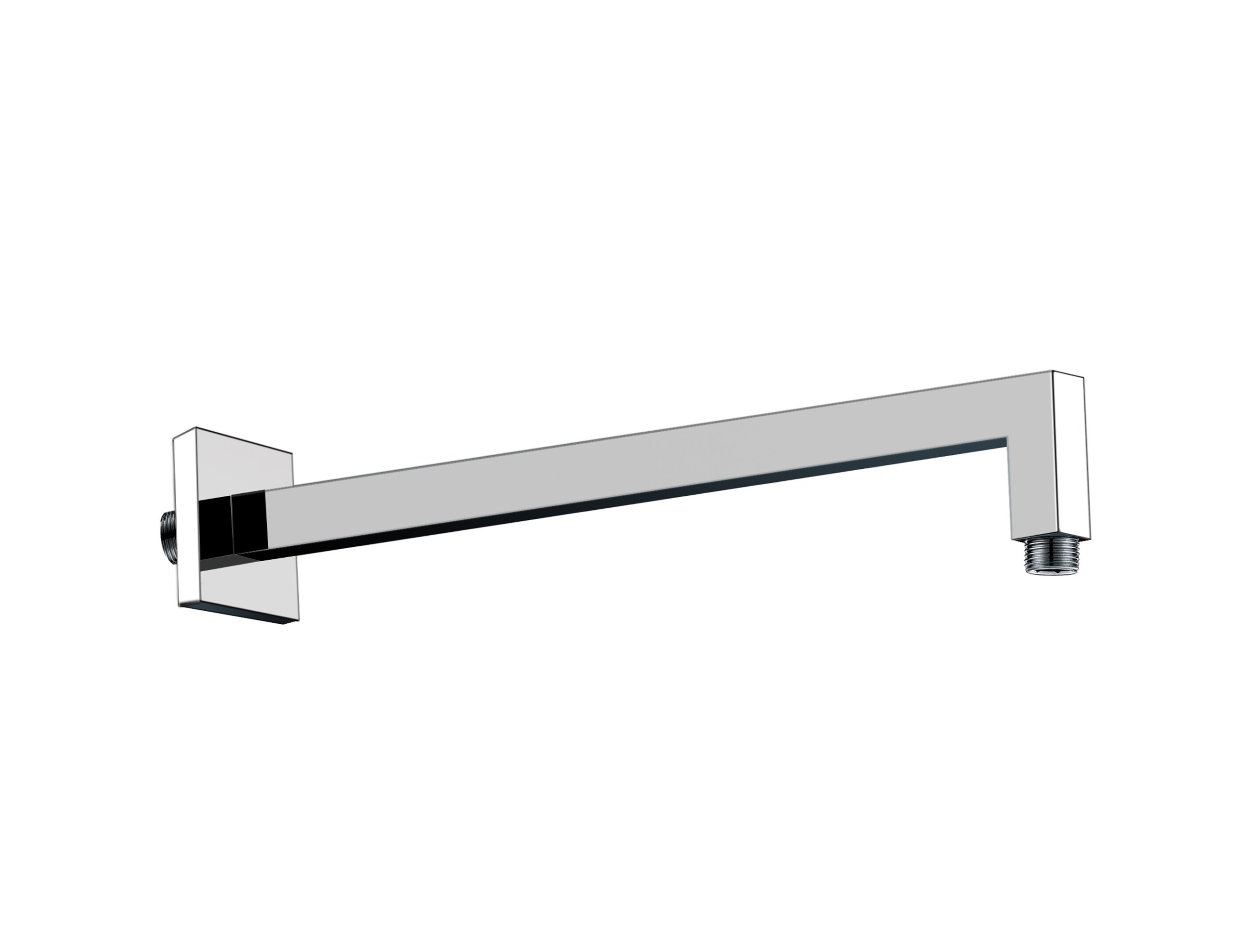 Universal Square Shower Arm Wall Mount - 12