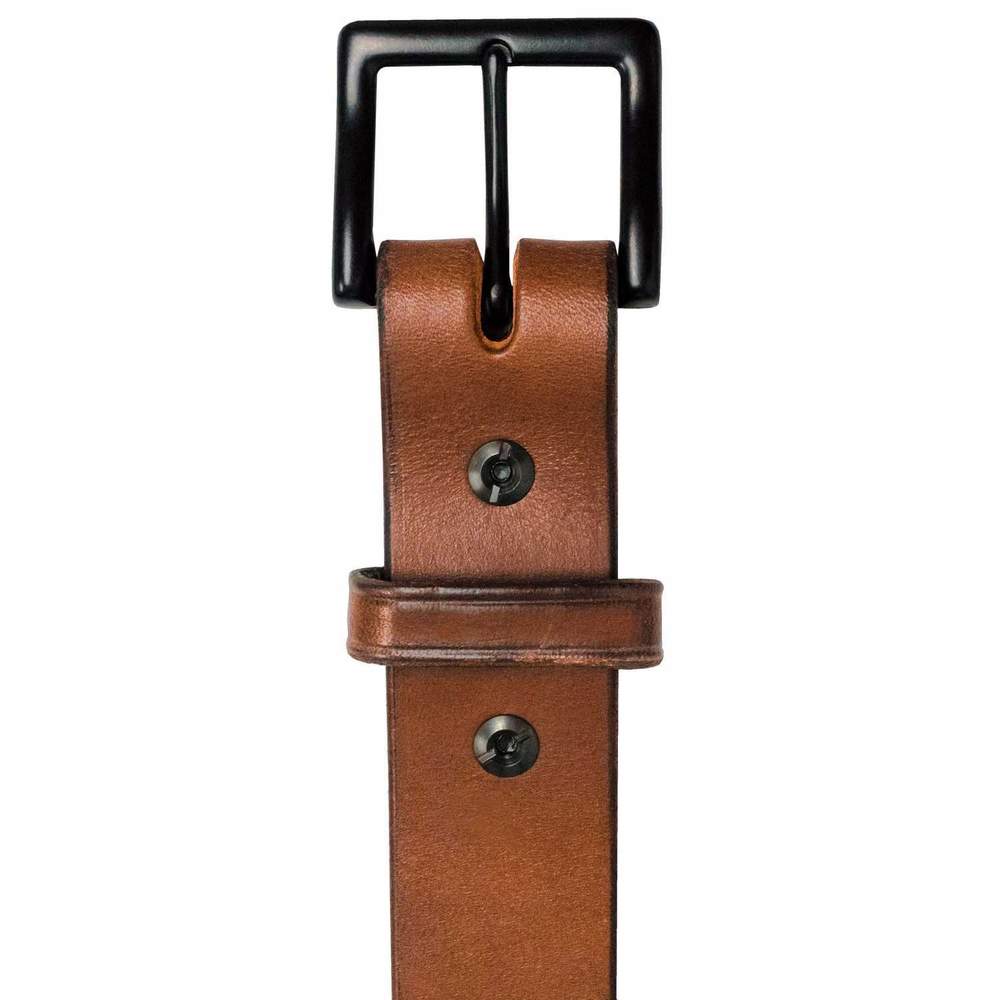 Premium Genuine Leather Everyday Belt for Men - 1.5 Inch Width - Durable & Stylish Casual Dress Belt - Perfect for Office, Business, and Daily Wear