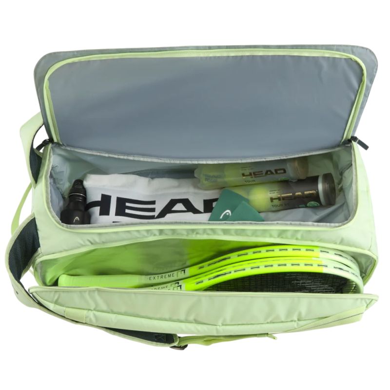 HEAD Extreme Pro Duffle Bag - Large Sports Gym Bag for Tennis, Travel & Workout - Water-Resistant Athletic Duffel with Shoe Compartment & Wet Pocket