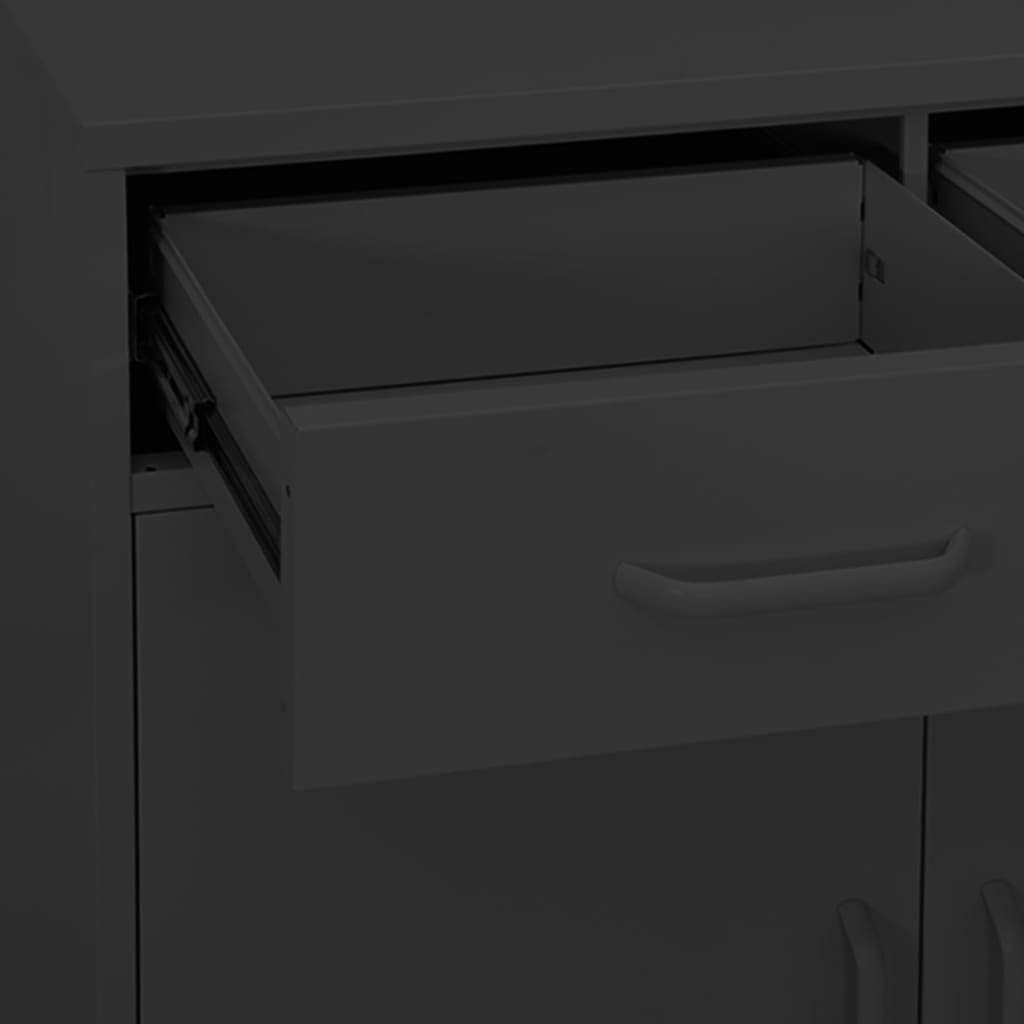 Metal Storage Cabinet for Home & Office - 31.5