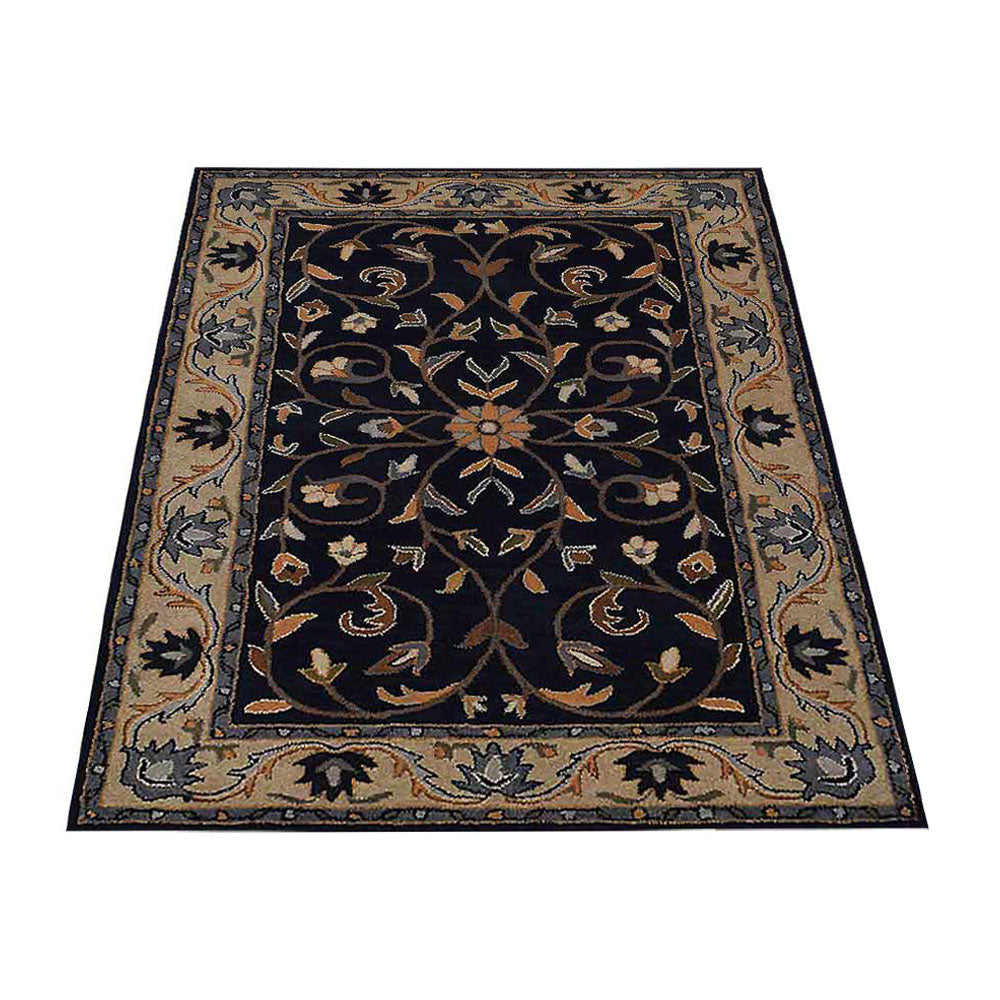 Gombud Hand Tufted Wool Area Rug - Soft Non-Slip Living Room Carpet for Bedroom, Dining Room & Home Decor | Cozy & Durable Floor Mat