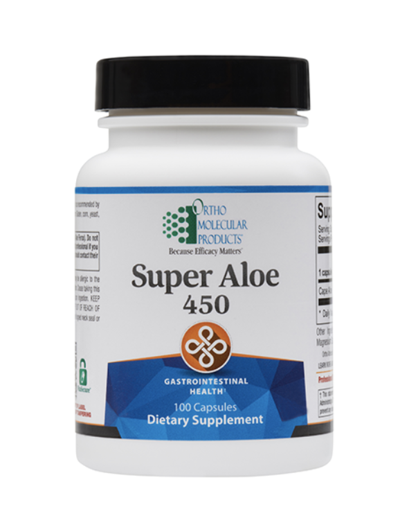 Super Aloe 450 Aloe Vera Supplement - 100 Capsules for Digestive Health & Immune Support | Natural Detox & Skin Care | Perfect for Daily Wellness Routine