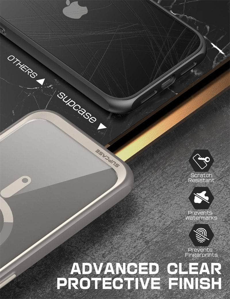 SUPCASE iPhone 15 Pro UB Mag Series Premium Hybrid Protective Case - Shockproof Cover with Magnetic Ring for Wireless Charging - Perfect for Outdoor Activities, Travel & Daily Use