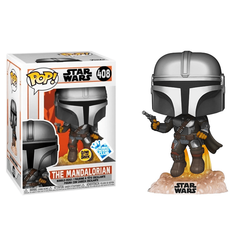 Star Wars The Mandalorian Glow in The Dark Action Figure - Exclusive Collectible for Fans, Display & Home Decor | Perfect for Gift Giving & Star Wars Merchandise Collection