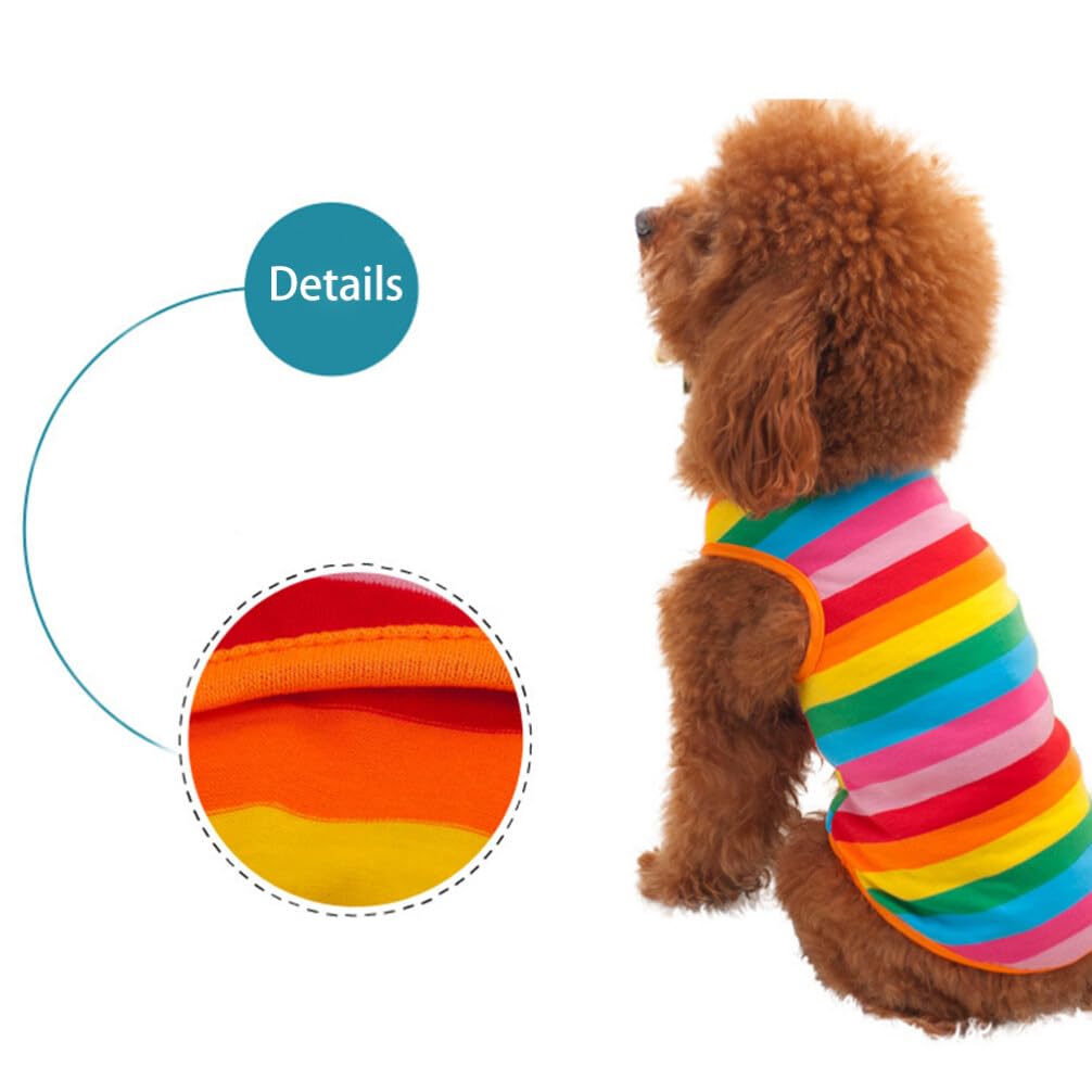 Cool Summer Dog Vest - Breathable Pet Shirts & Dresses for Small & Large Dogs - Lightweight Dog Clothes for Outdoor Walks & Beach Trips