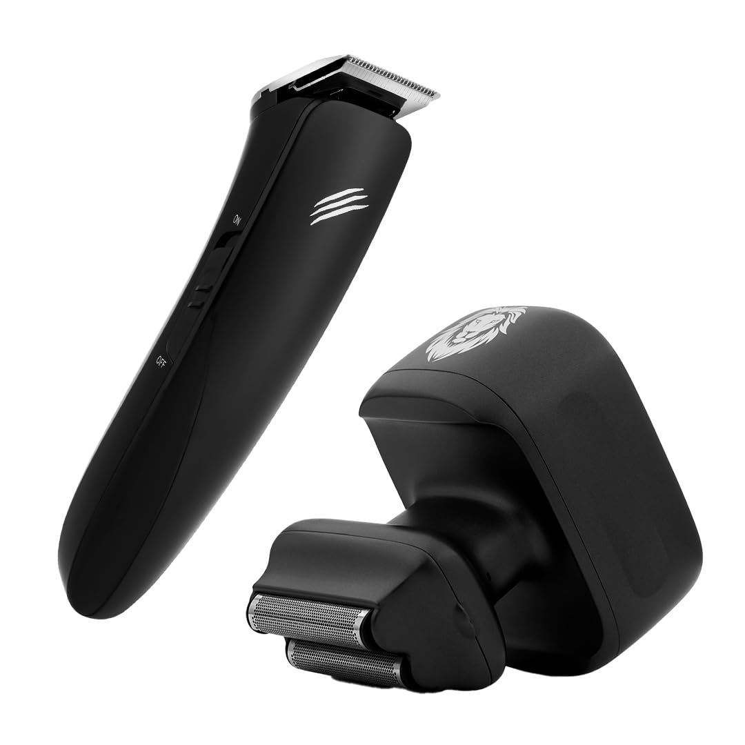 **Skull Shaver One Lion Gold PRO Men's Electric Face Shaver & Baby Beast Trimmer – Cordless Hair & Beard Grooming Kit with Precision Blades – Perfect Gift for Men – Ideal for Travel, Home, and Daily Grooming**