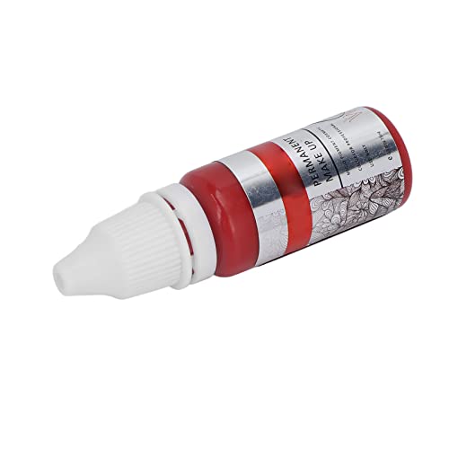 Professional Microblading Pigment - Even Coloring & Mild Lip Tattoo Ink for Beginners | Salon & Home Use | Long-Lasting Crimson Color | Perfect for Eyebrow & Lip Permanent Makeup