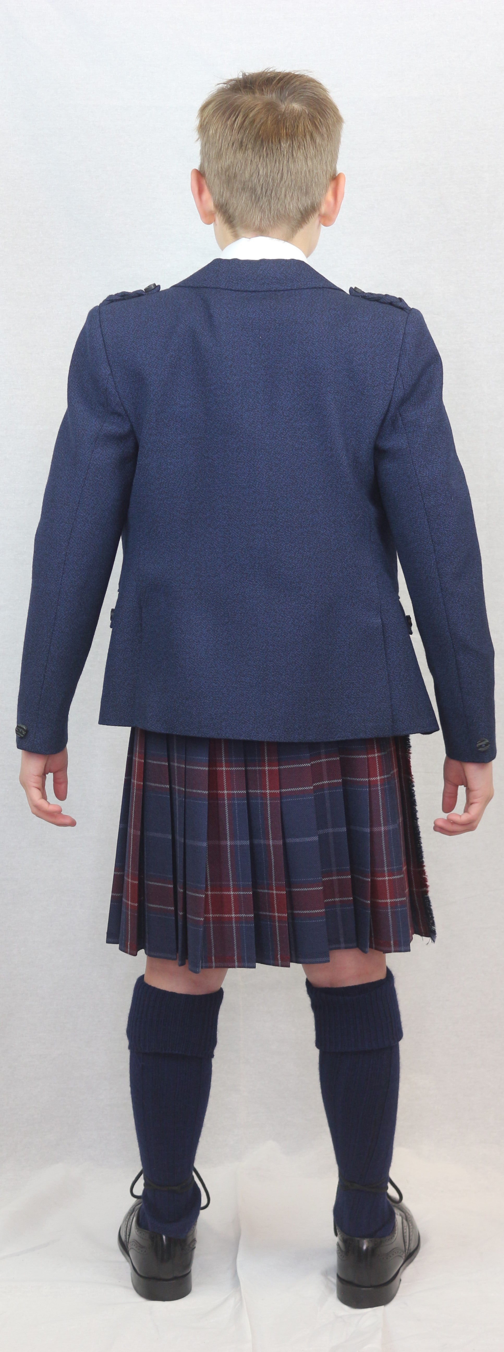 **Navy Blue Boys' Formal Suit Outfit for Weddings, Parties, and Special Occasions**