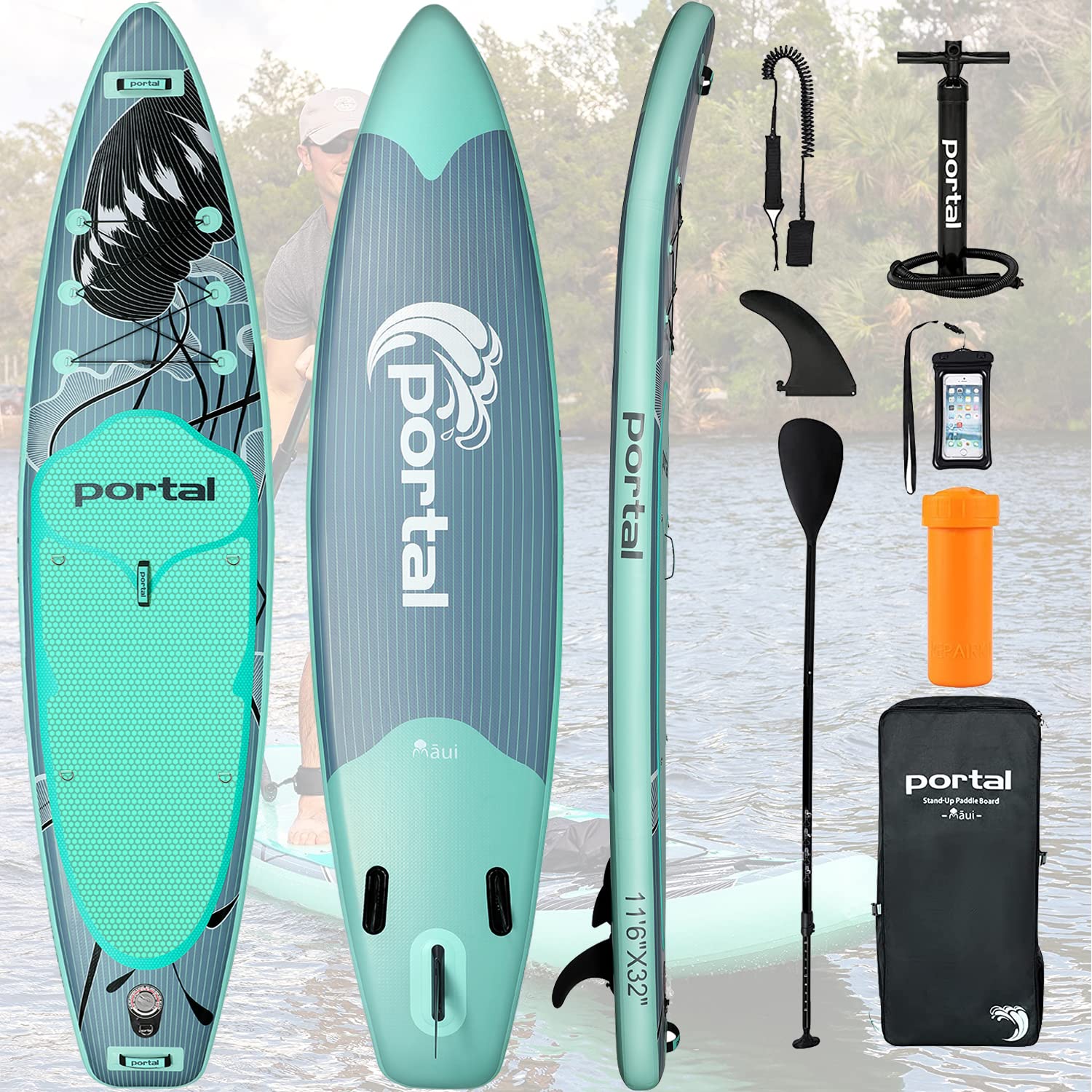 Premium Inflatable Stand Up Paddle Board for Adults - 10'6