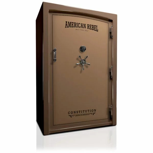 American Rebel CS60 Constitution 60 Gun Safe - Fireproof & Secure Gun Cabinet for Home & Office - Heavy Duty Rifle Storage with Digital Lock & Steel Construction - Perfect for Firearms, Ammo & Valuables Protection