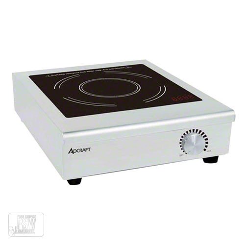 Admiral Craft (IND-C208V) Countertop Induction Cooktop - Portable Single Burner Electric Stove for Fast & Energy-Efficient Cooking - Perfect for Dorms, Apartments, RVs & Small Kitchens