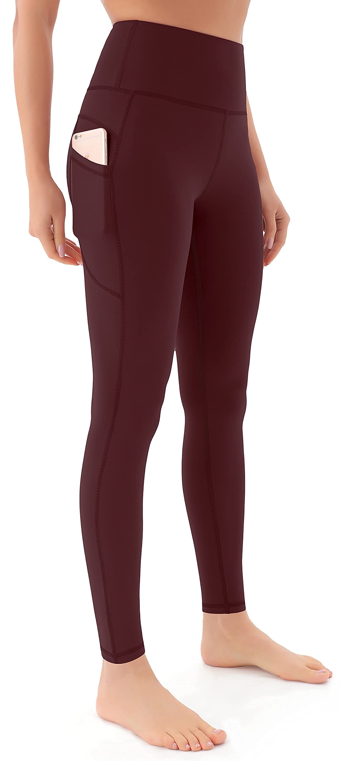 Best Women's High Waisted Yoga Leggings with Pockets - Tummy Control Workout Pants for Running, Gym & Lounge Wear