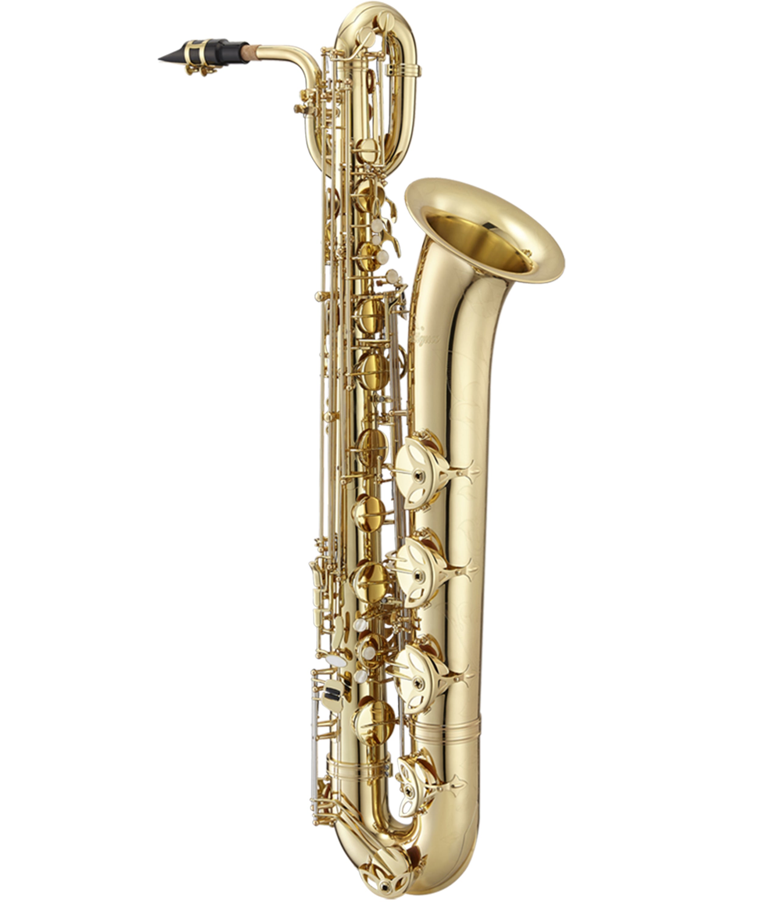 Professional Eb Baritone Saxophone - Antigua Winds PowerBell BS4240 Lacquered Finish | Perfect for Jazz Bands, Marching Bands & Studio Recording