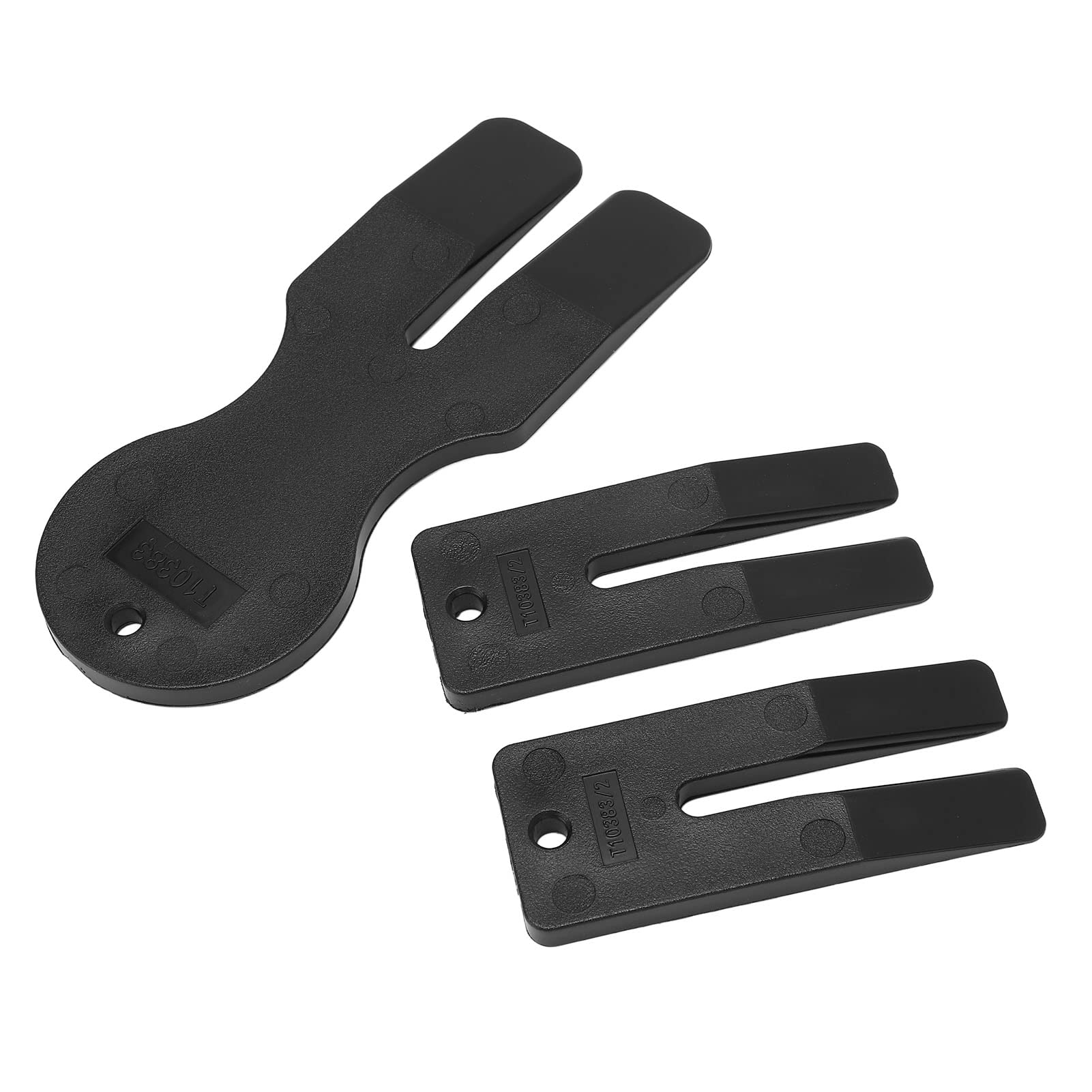 3pcs Car Door Trim Wedge Panel Clip Removal Tool Set (T10383, T10383-1, T10383-2) - Professional Auto Interior Panel Repair Kit for Door Panel Removal & Installation