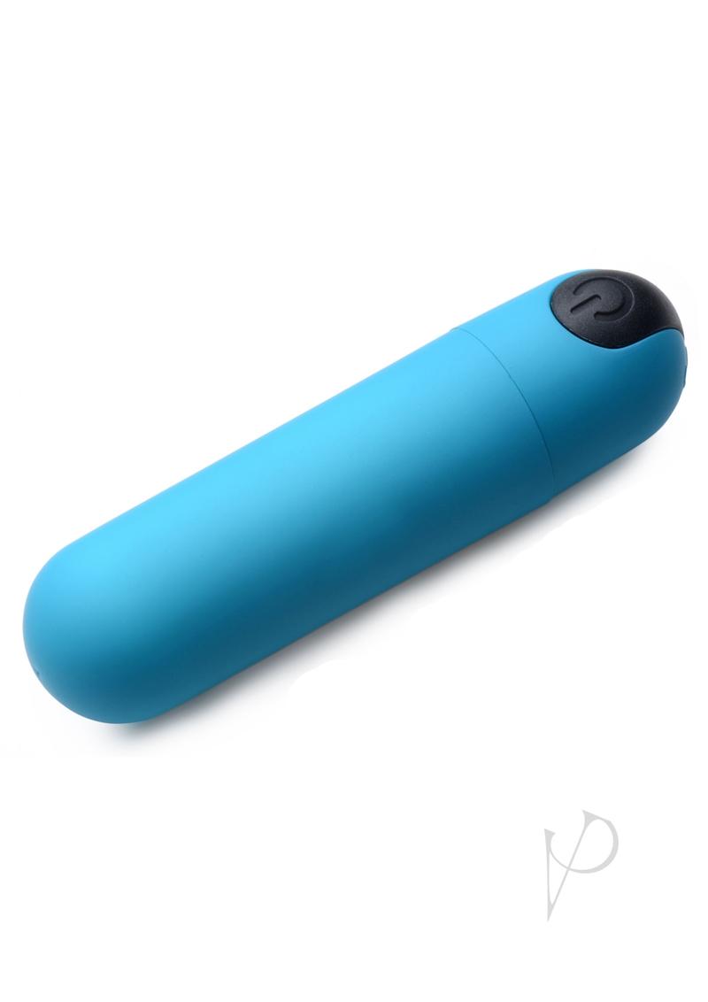 Bang! Powerful Rechargeable Vibrating Bullet with Wireless Remote Control - Blue - Perfect for Couples Play & Solo Pleasure