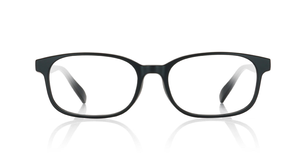 JINS Design Project x Jasper Morrison Wellington 497 Eyeglasses - Lightweight Titanium Frame, Blue Lens - Perfect for Work, Reading & Fashion Accessories