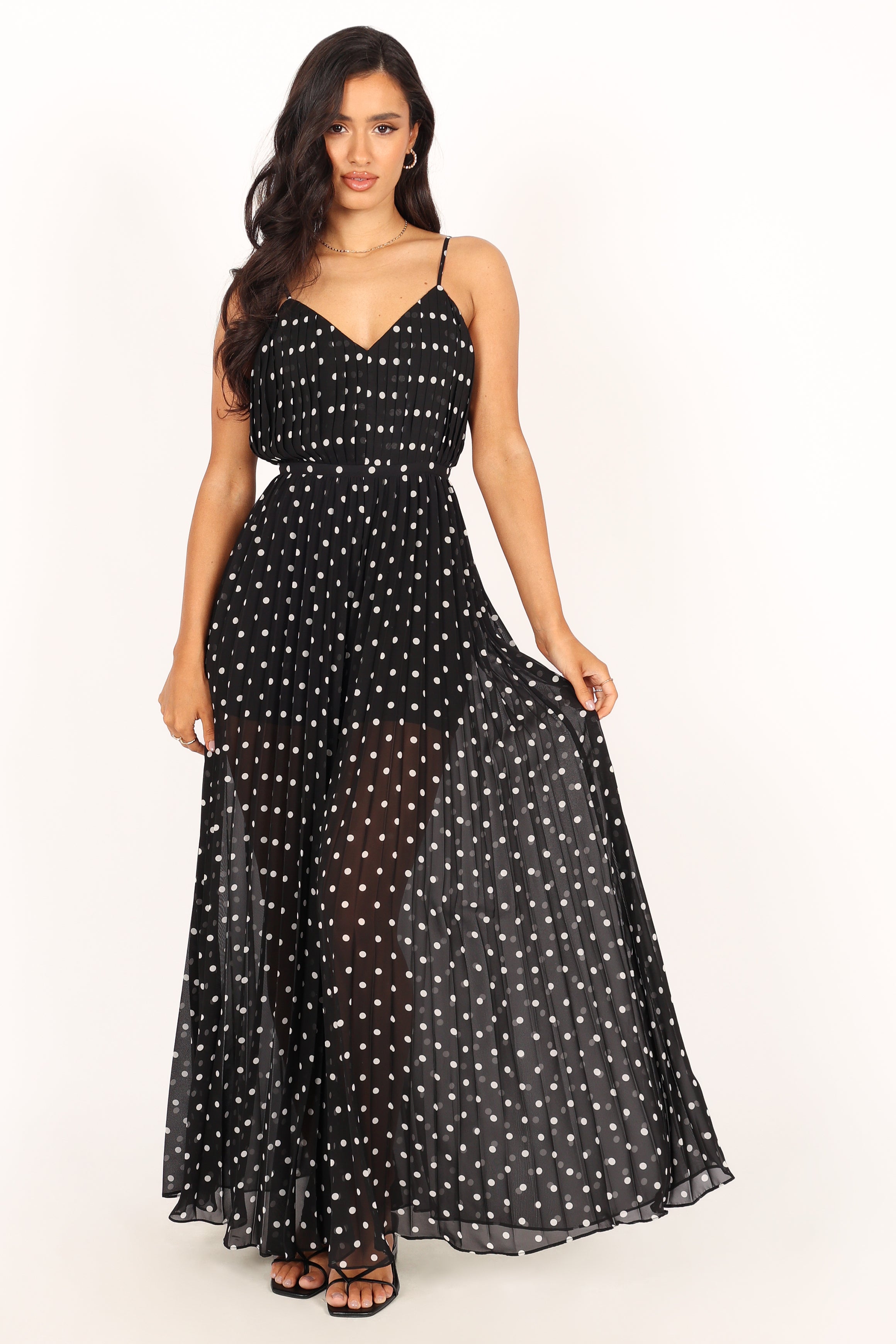 Hilary Wide Leg Jumpsuit for Women - Black Flowy Palazzo Pantsuit - Perfect for Office, Party & Casual Wear