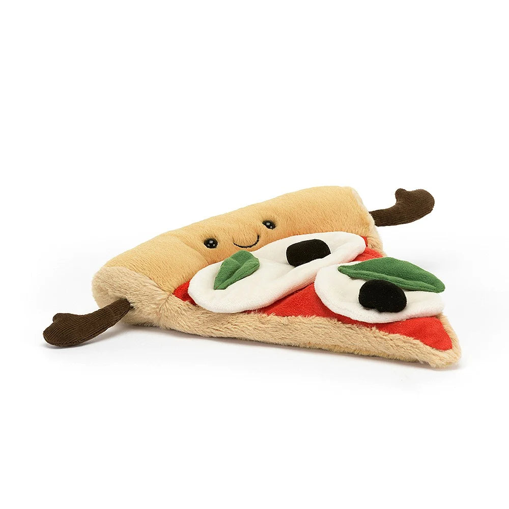 Amuseable Slice of Pizza Plush Toy - Cute & Soft Stuffed Pizza Slice for Kids & Adults - Perfect for Gifts, Room Decor, and Cuddling
